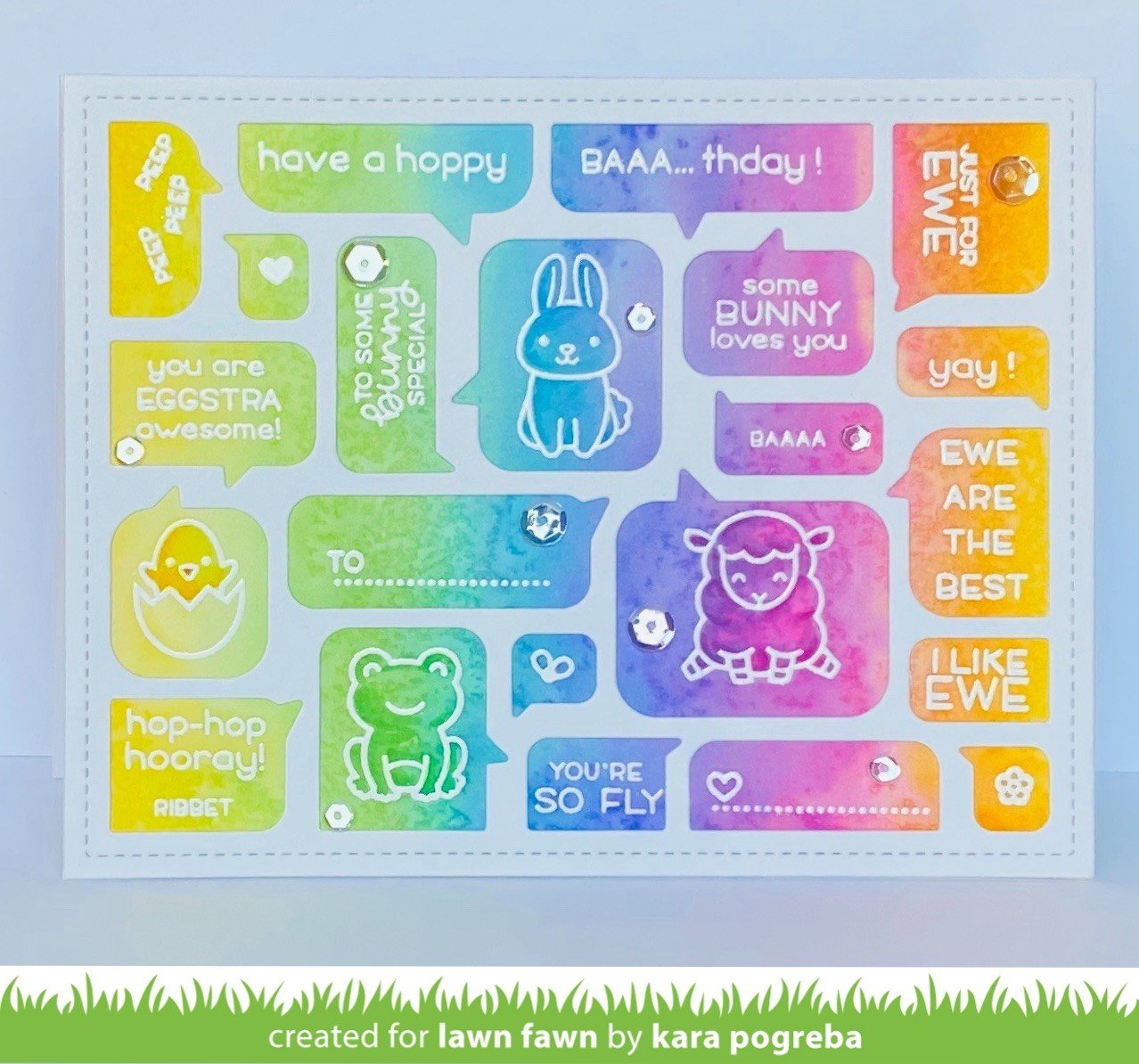 Lawn Fawn - Say What? Spring Critters