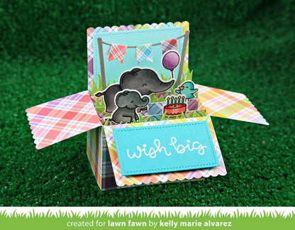 Lawn Fawn - Scalloped Box Card Pop-Up Dies