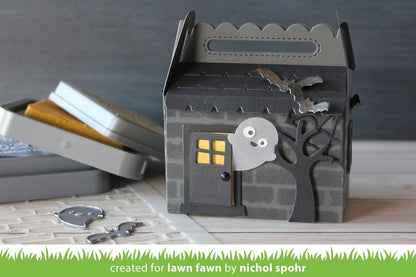 Lawn Fawn - Scalloped Treat Box Haunted House Add-on