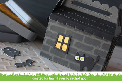 Lawn Fawn - Scalloped Treat Box Haunted House Add-on