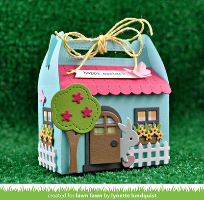Lawn Fawn - Scalloped Treat Box Spring House Add-On Dies