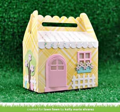 Lawn Fawn - Scalloped Treat Box Spring House Add-On Dies