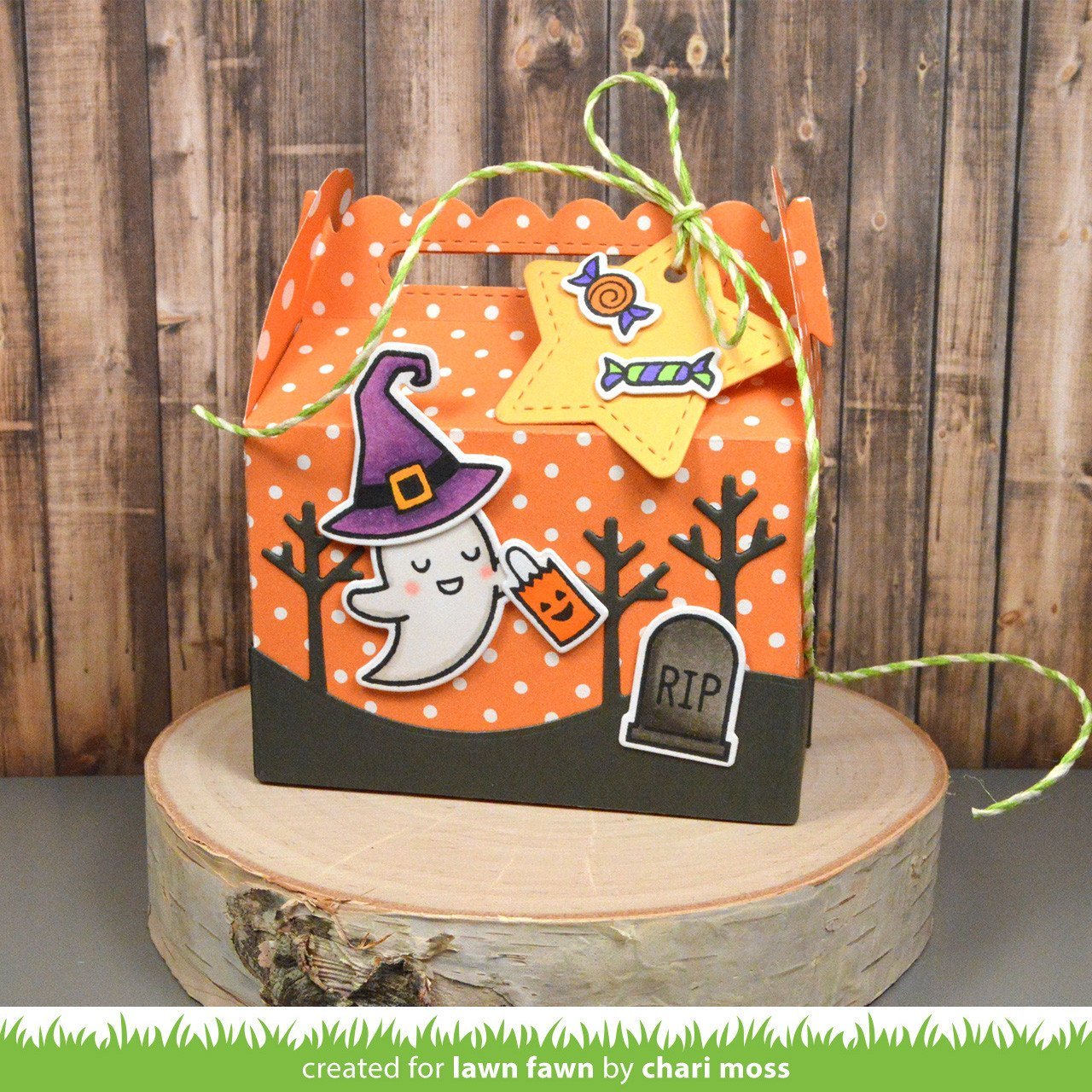 Lawn Fawn - Scalloped Treat Box Die