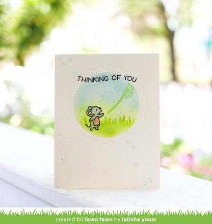 Lawn Fawn - Just Stitching Scalloped Circles