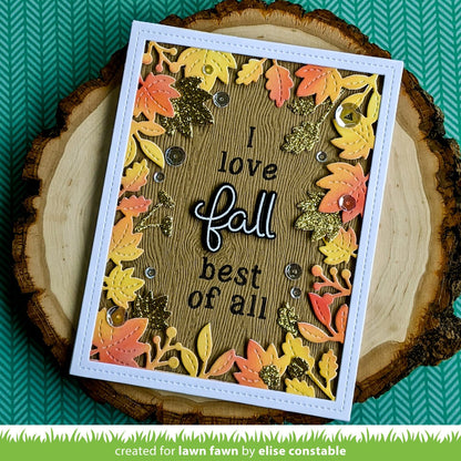 Lawn Fawn - Scripty Autumn Sentiments