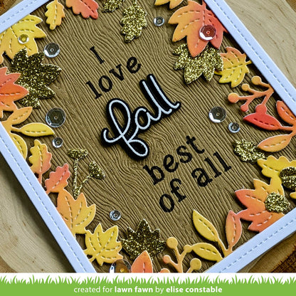 Lawn Fawn - Fall Leaves Backdrop