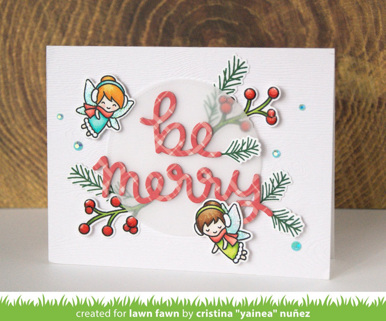 Lawn Fawn - Scripty Merry