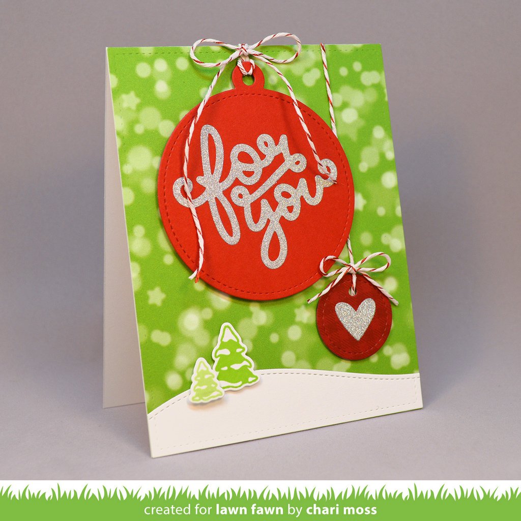 Lawn Fawn - Stitched Circle Tags