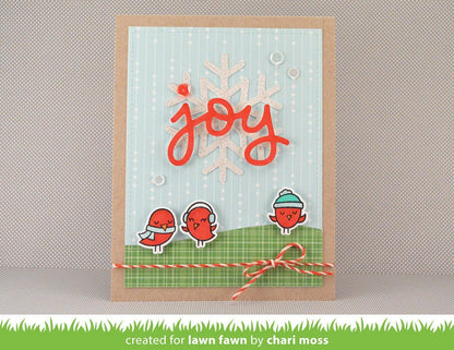 Lawn Fawn - Stitched Snowflakes