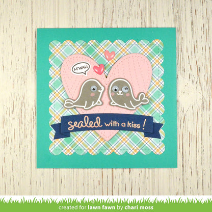 Lawn Fawn - Outside In Stitched Scalloped Square Stackables