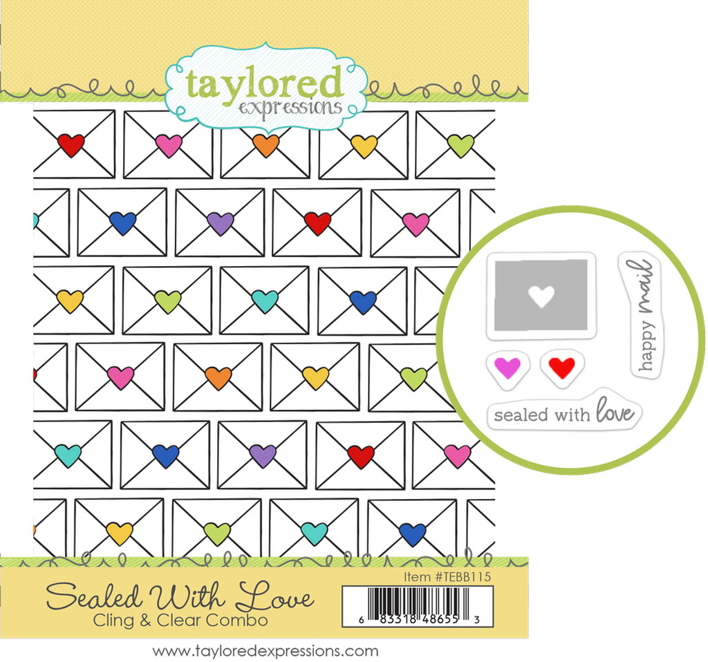 Taylored Expressions - Sealed With Love Cling & Clear Combo