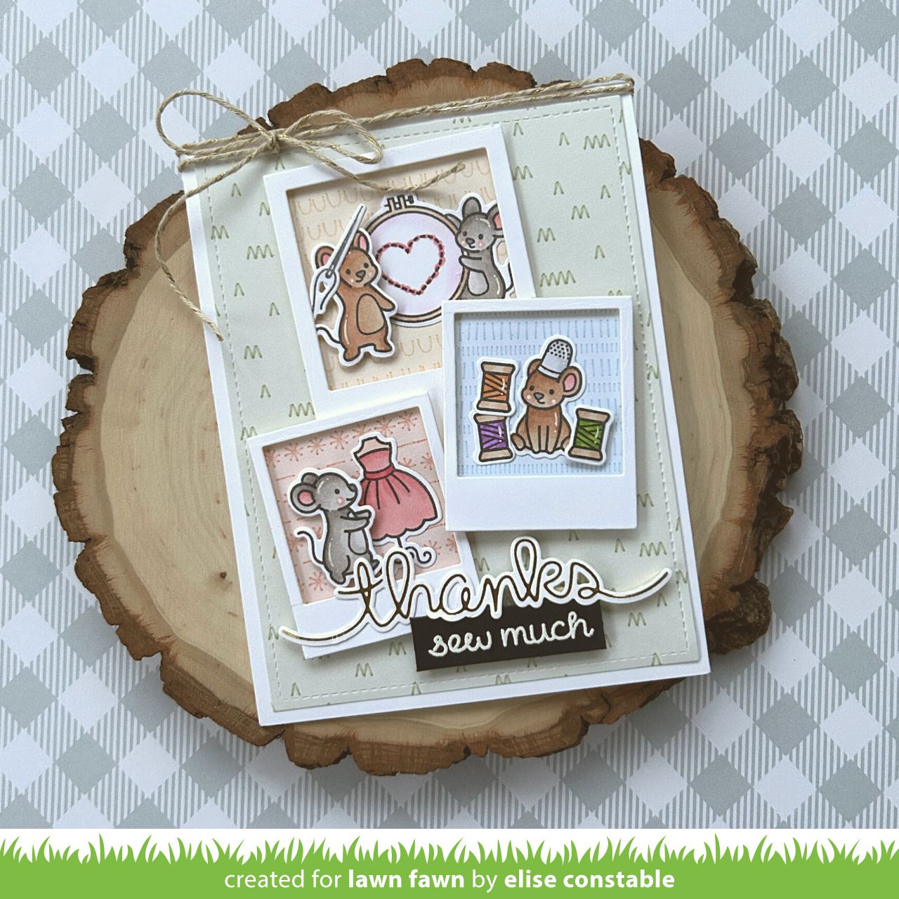 Lawn Fawn - Sew Very Mice