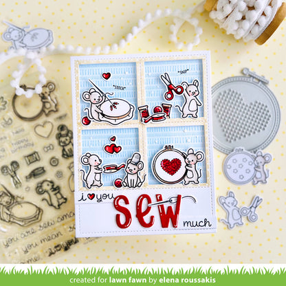 Lawn Fawn - What's Sewing On? - Collection Pack 12x12"
