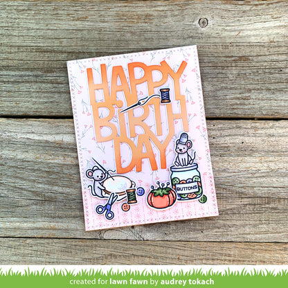 Lawn Fawn - What's Sewing On? - Petite Paper Pack 6x6"