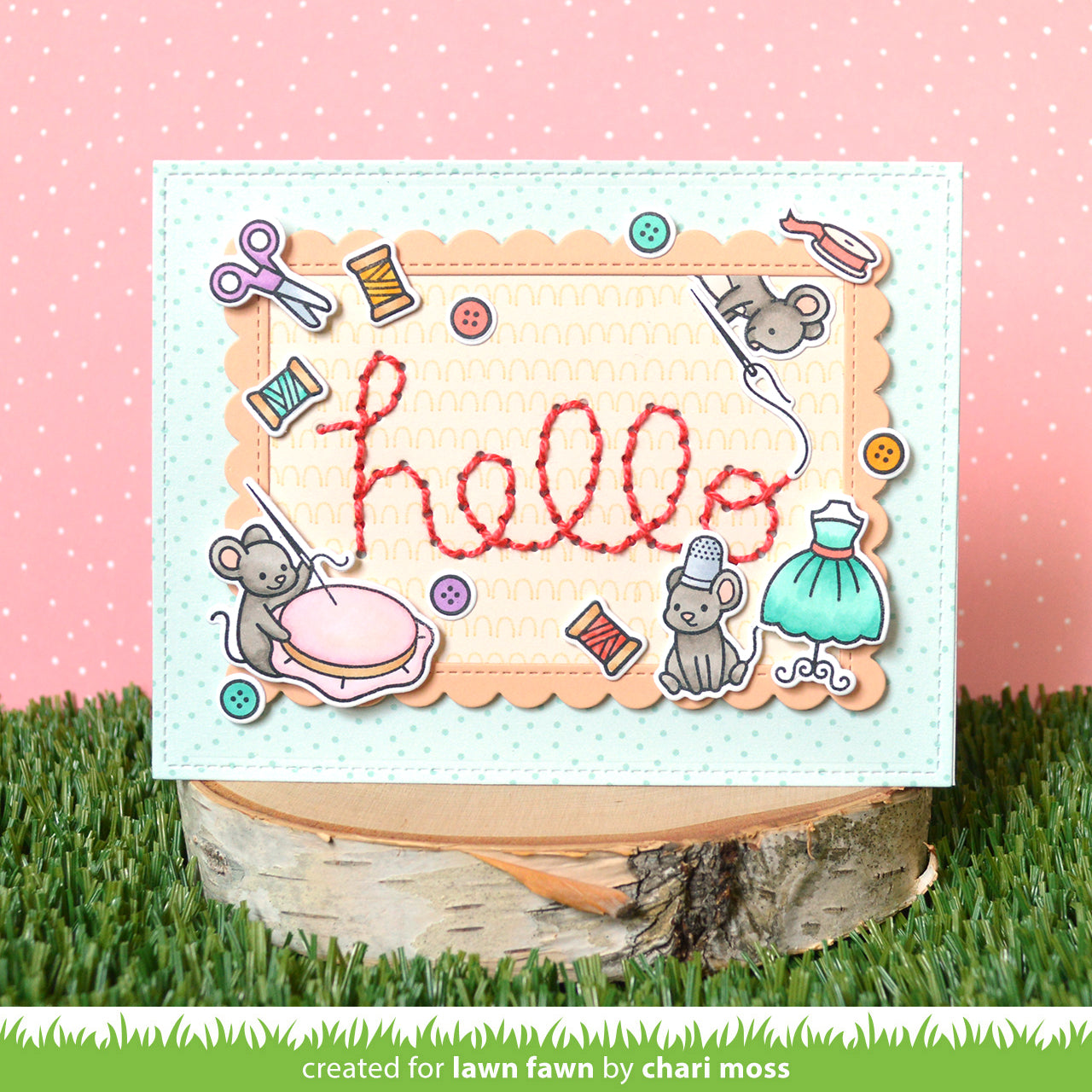 Lawn Fawn - What's Sewing On? - Collection Pack 12x12"
