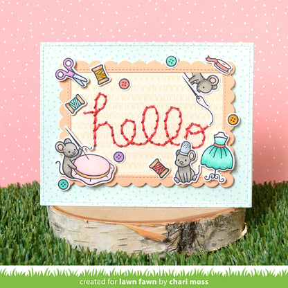 Lawn Fawn - What's Sewing On? - Collection Pack 12x12"