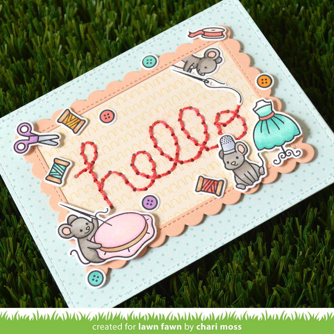 Lawn Fawn - Sew Very Mice