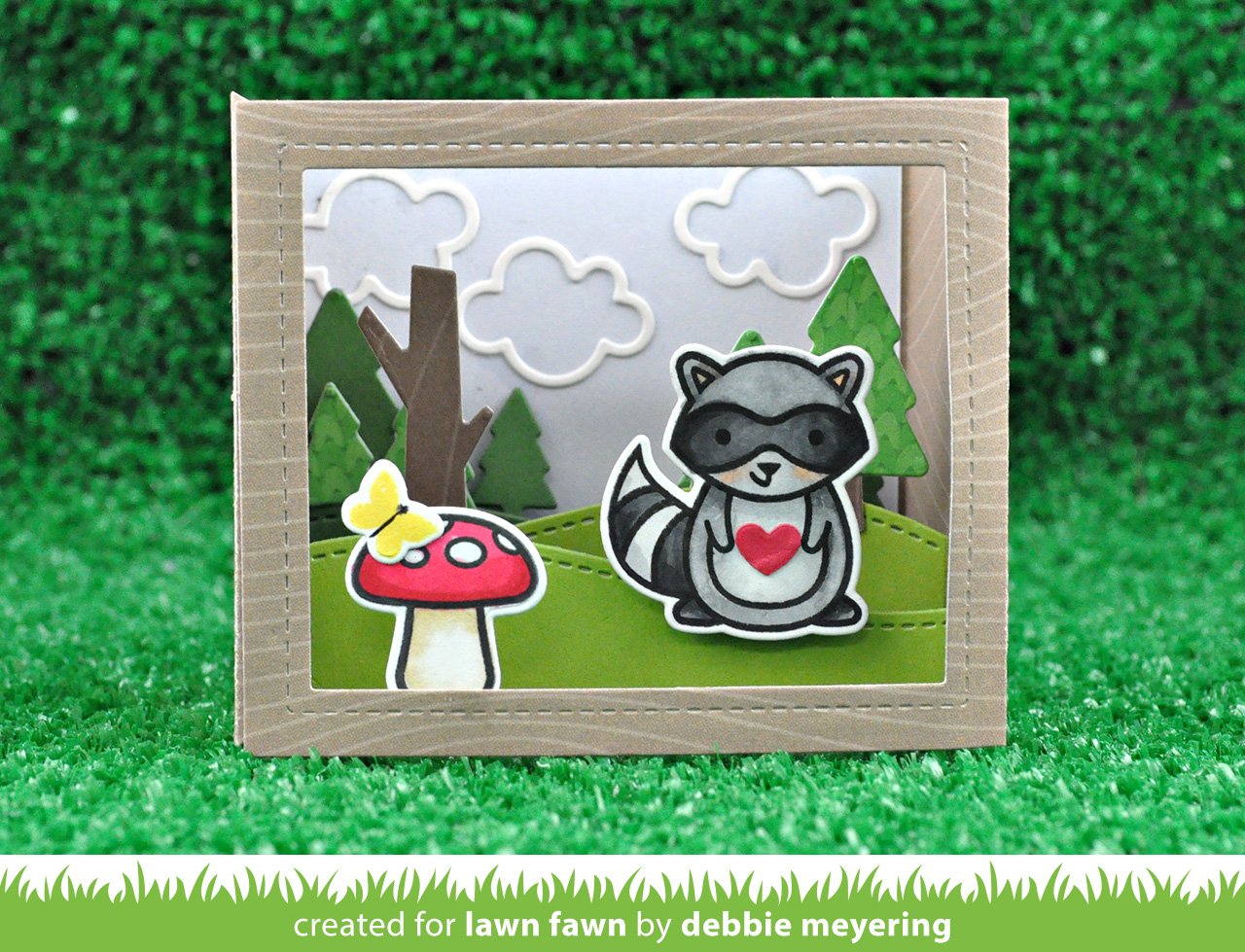 Lawn Fawn - Shadow Box Card