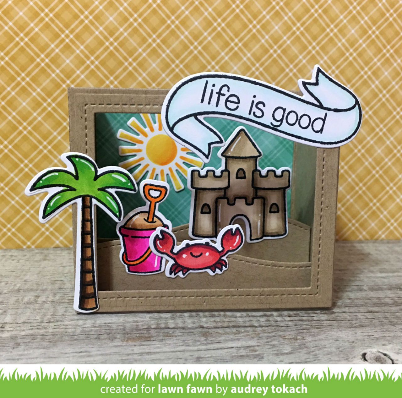 Lawn Fawn - Shadow Box Card