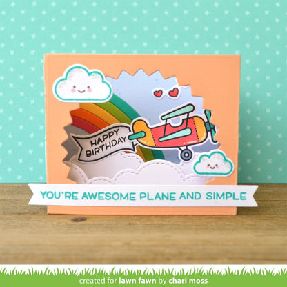Lawn Fawn - Shadow Box Card Rainbow Add-On