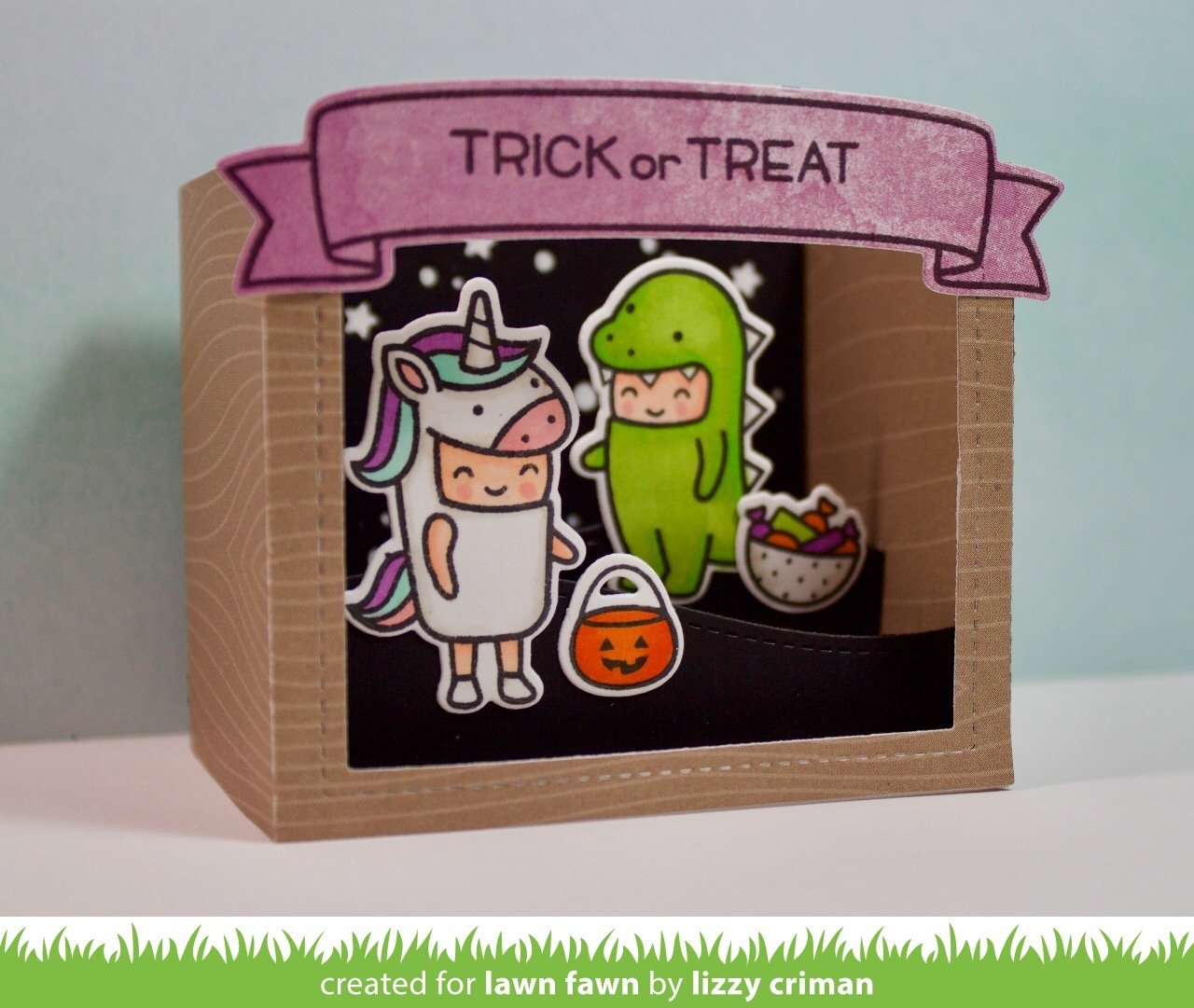 Lawn Fawn - Shadow Box Card