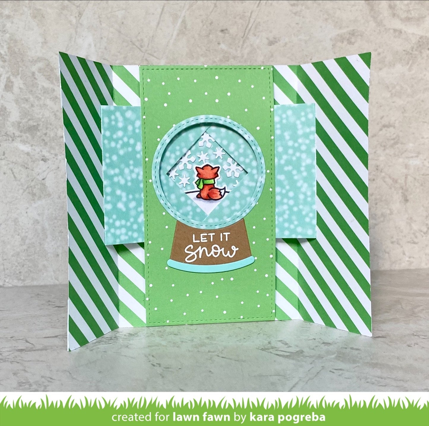 Lawn Fawn - Shutter Card Snow Globe Add-On