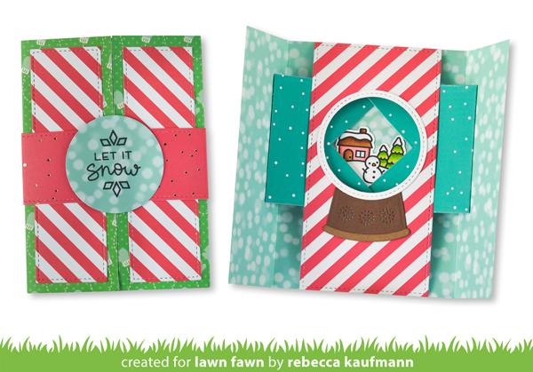 Lawn Fawn - Shutter Card Holiday Sayings