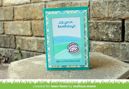 Lawn Fawn - Simple Stitched Hillside Borders