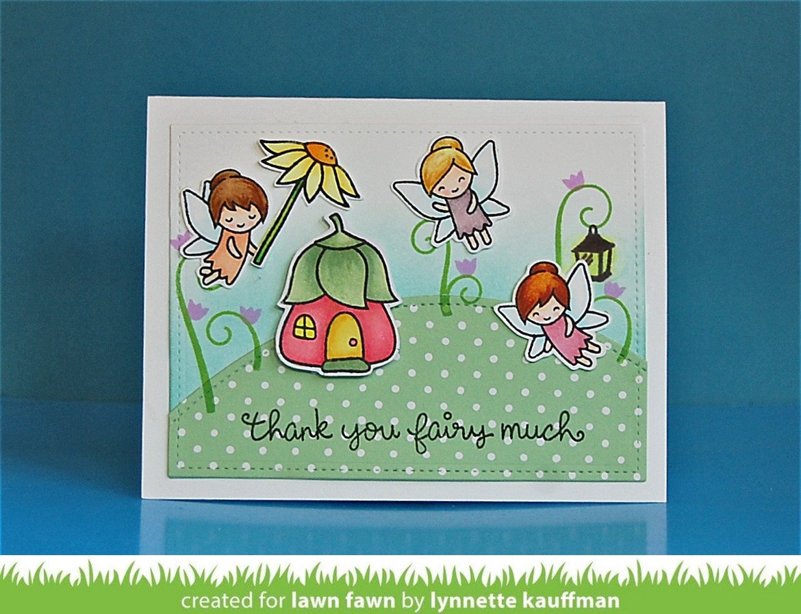Lawn Fawn - Simple Stitched Hillside Borders