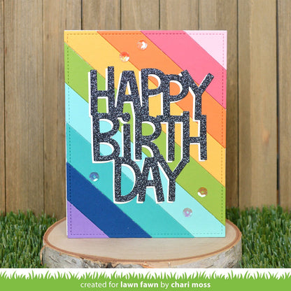 Lawn Fawn - Simple Stripes: Diagonal