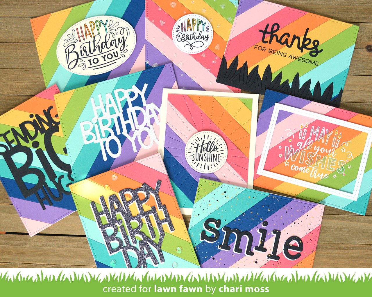 Lawn Fawn - Giant Birthday Messages
