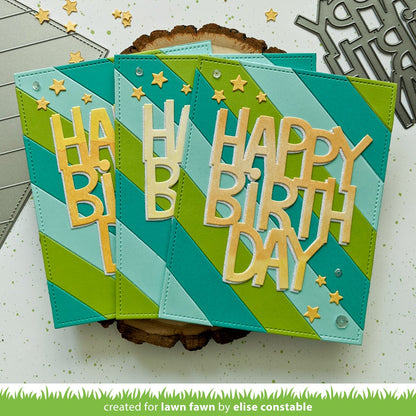 Lawn Fawn - Giant Happy Birthday