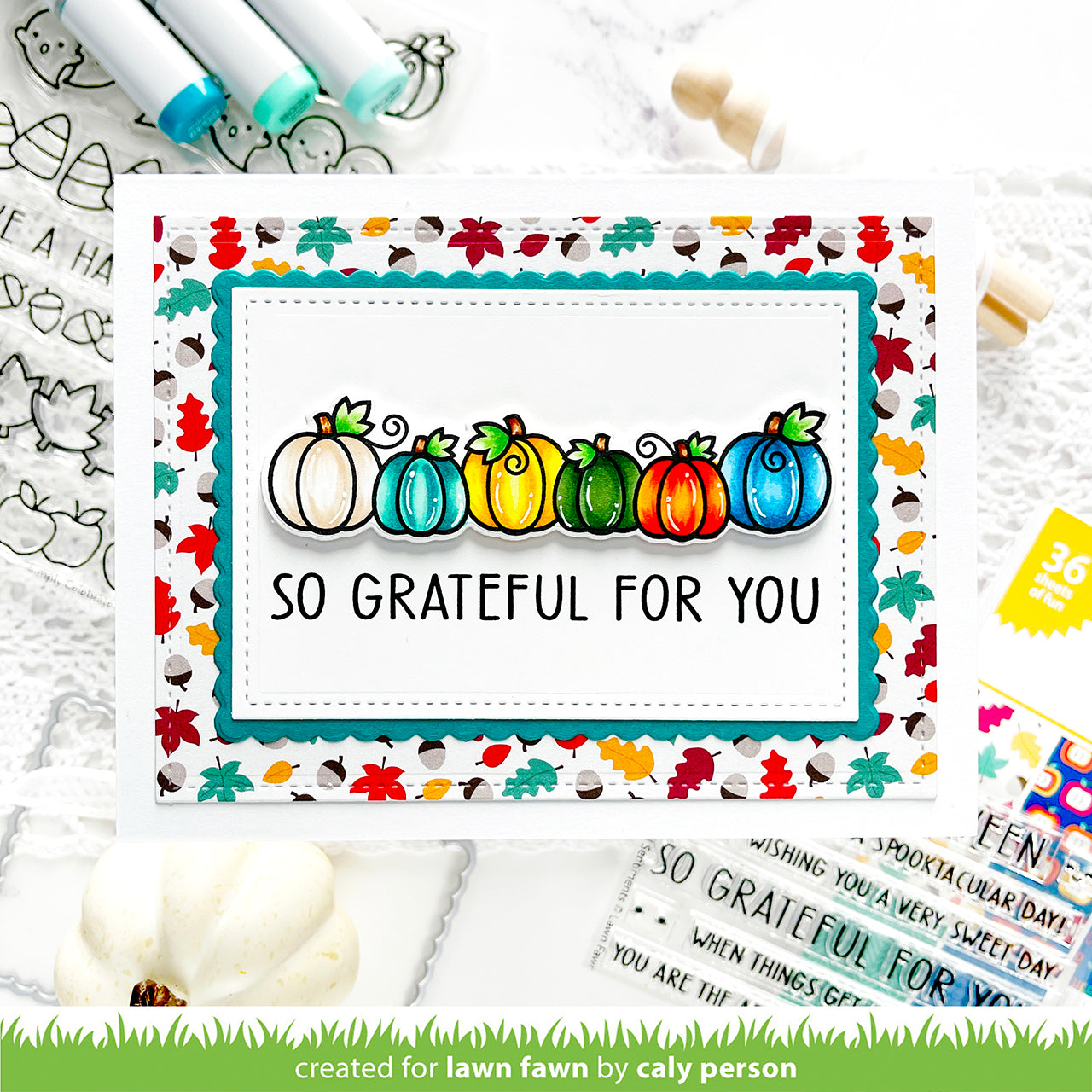 Lawn Fawn - Simply Fall Sentiments