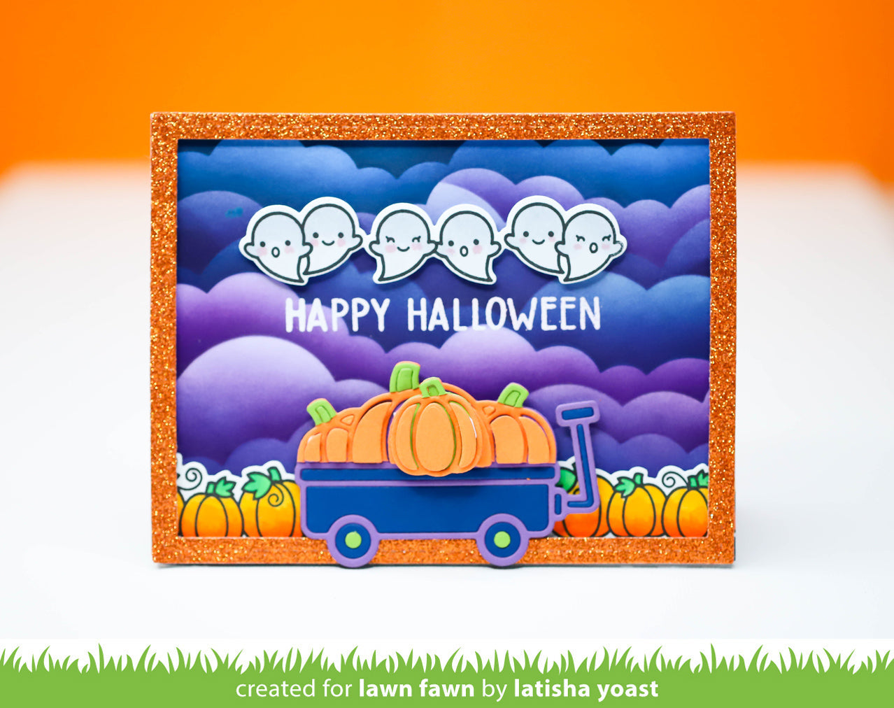 Lawn Fawn - Pumpkin Wagon