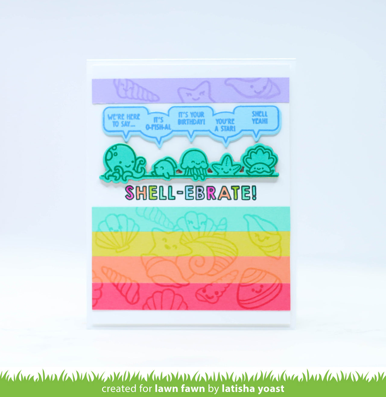 Lawn Fawn - How You Bean? Seashell Add-On