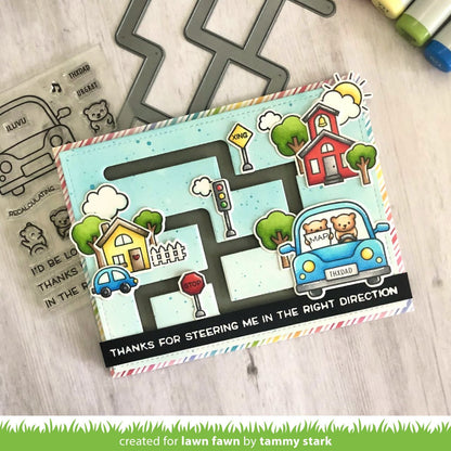 Lawn Fawn - Slide On Over Maze
