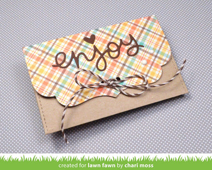 Lawn Fawn - Small Stitched Envelope