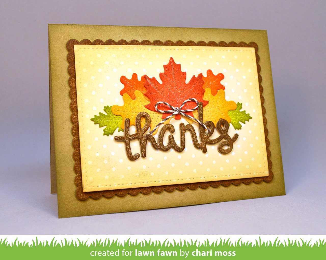 Lawn Fawn - Small Stitched Leaves