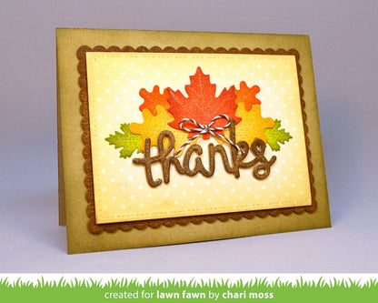 Lawn Fawn - Small Stitched Leaves
