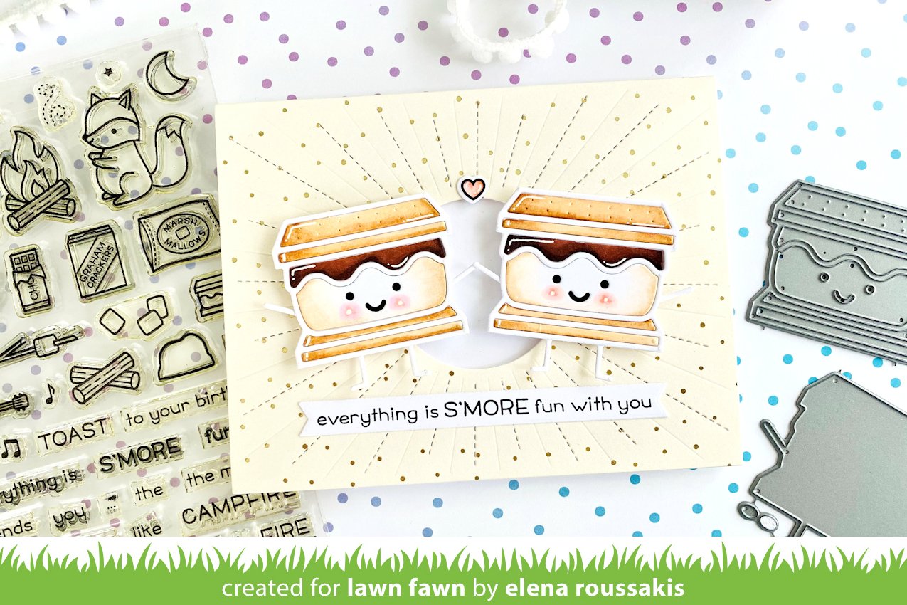 Lawn Fawn - Smiley S'more