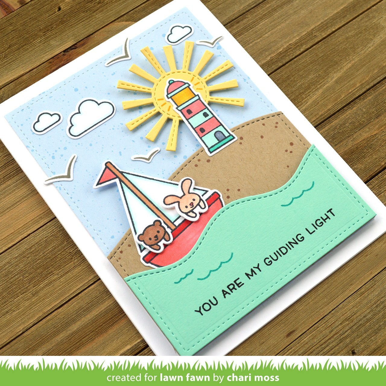 Lawn Fawn - Stitched Simple Wavy Borders