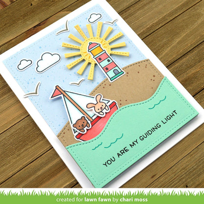 Lawn Fawn - Stitched Simple Wavy Borders