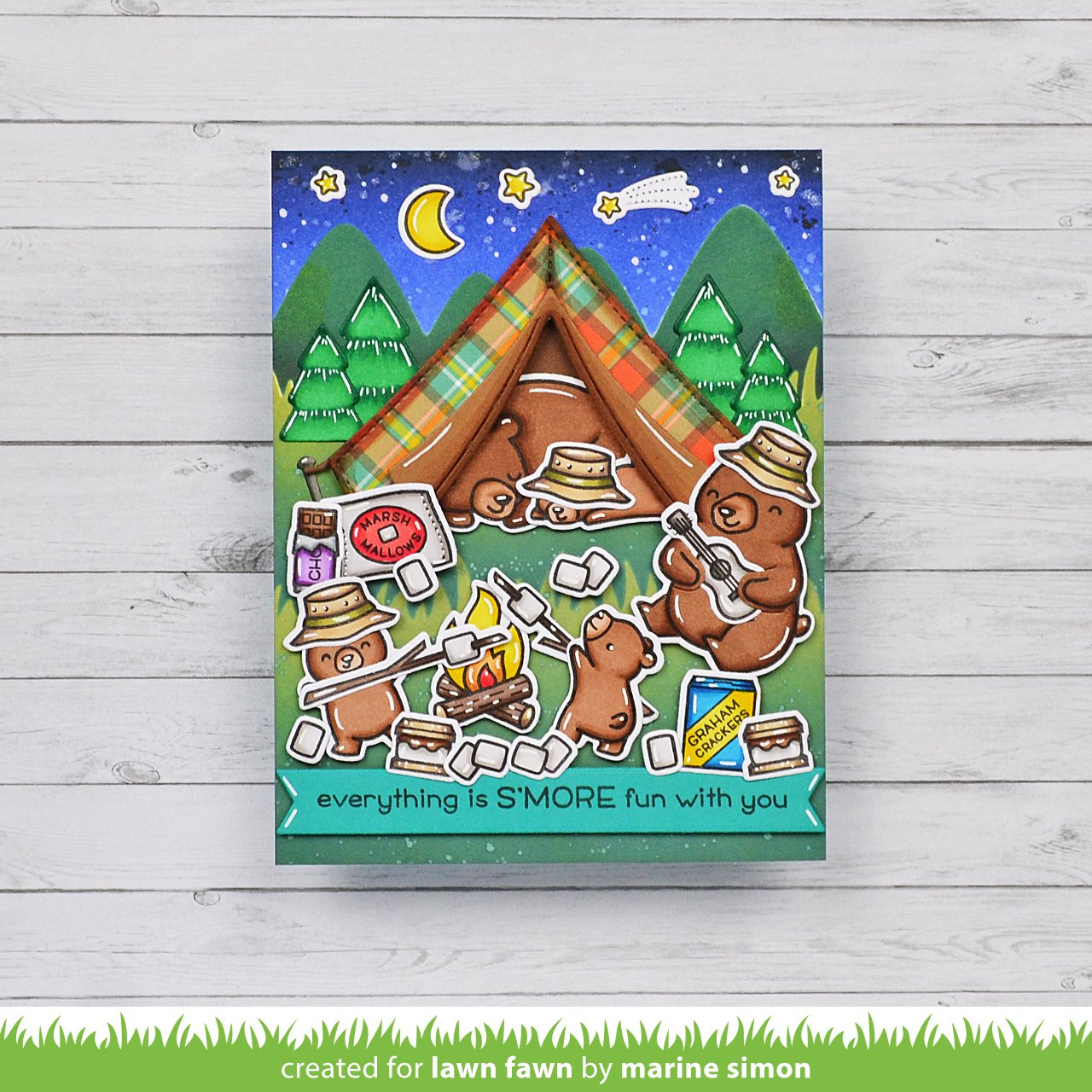 Lawn Fawn - Build-A-Campsite