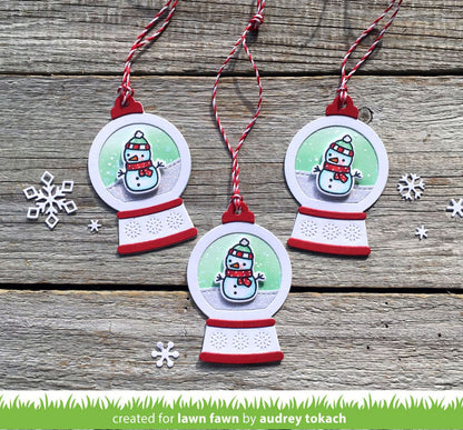 Lawn Fawn - Snow Globe Gift Tag