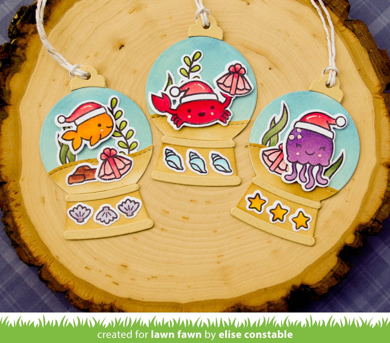 Lawn Fawn - Christmas Fishes