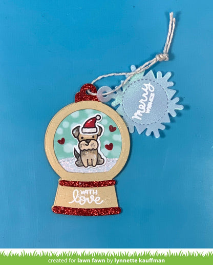 Lawn Fawn - Snow Globe Gift Tag