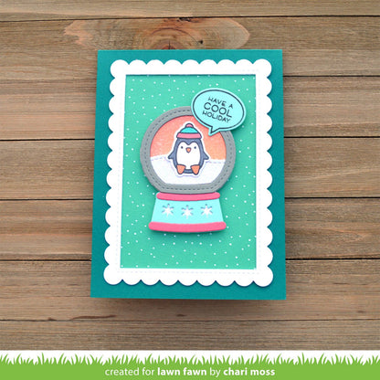 Lawn Fawn - Snow Globe Gift Tag