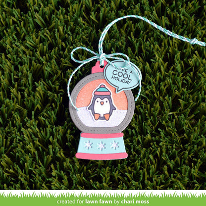 Lawn Fawn - Snow Globe Gift Tag