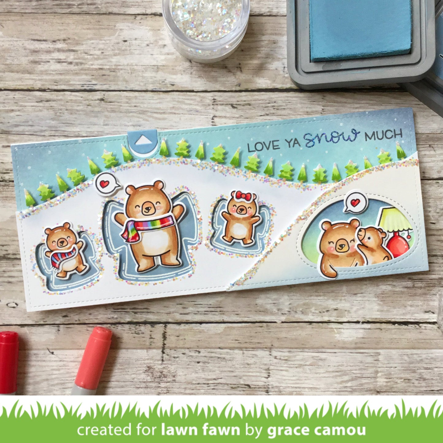 Lawn Fawn - Waving Pull Tab Starter Set