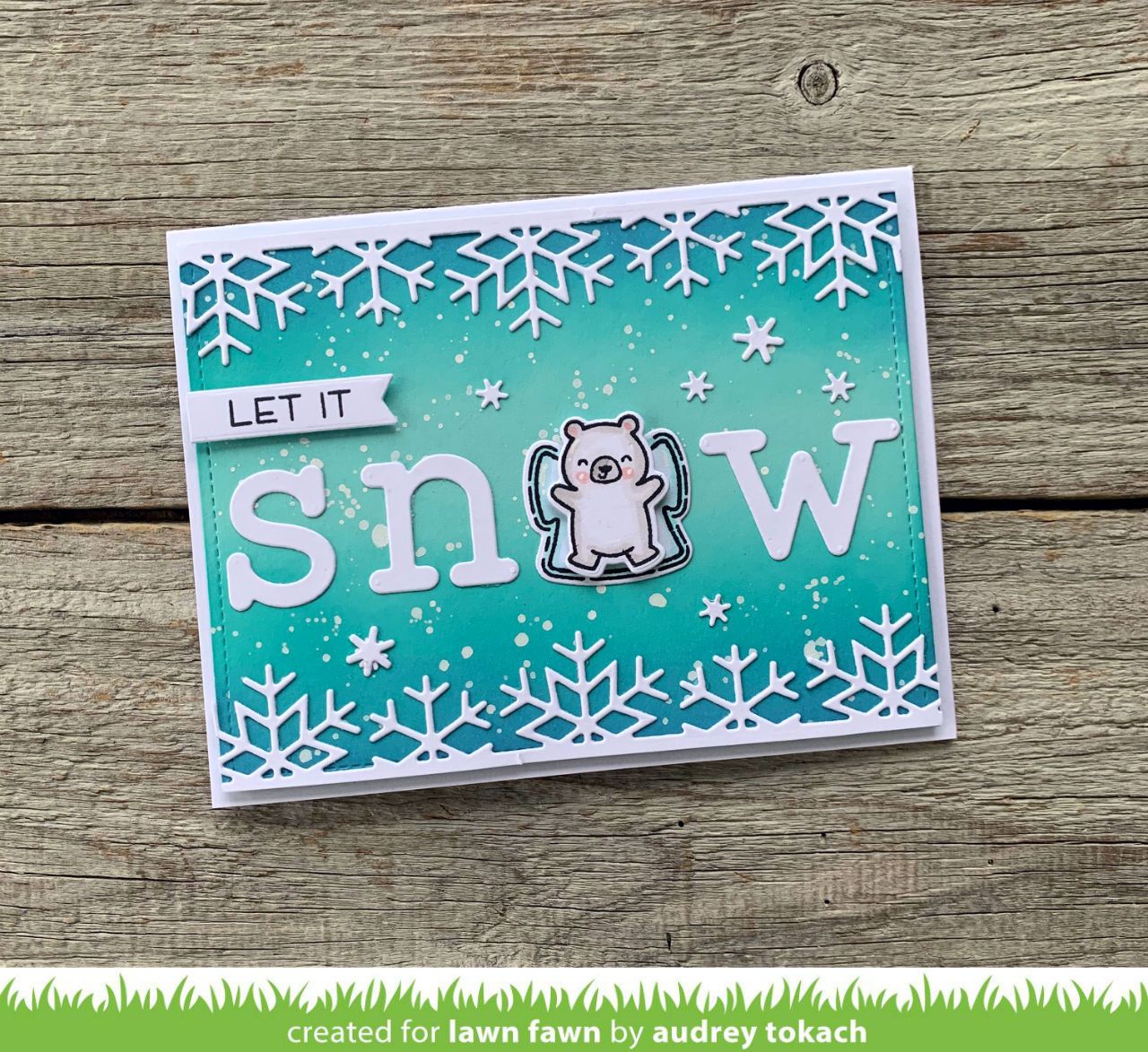 Lawn Fawn - Snowflake Border